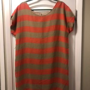 BCBG Striped Shift Dress